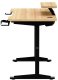 Biurko Costway Komputerowe z półką Leader 5.1 Oak 115 cm (MA-LEADER 5.1 OAK) 17