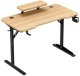 Biurko Costway Komputerowe z półką Leader 5.1 Oak 115 cm (MA-LEADER 5.1 OAK) 19
