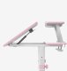 MarkAdler Biurko dziecięce regulowane Study 3.7 Pink 90 cm (MA-STUDY 3.7 PINK) 3