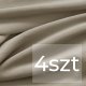 Aptel Pokrowiec na krzesło SENTO 48x48 beżowy welur komplet 4 szt Restilo 13
