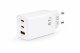 Ładowarka voltage Sieciowa GaN Charger 67W PD 3.0 QC 3.0 USB-A 2x USB-C biała (VEAGaN67AC2WE) 2