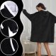 Colour Pleasure Bluza koc oversize ciepła gruba XXL kocobluza szlafrok duża gramatura 810g 11