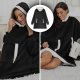 Colour Pleasure Bluza koc oversize ciepła gruba XXL kocobluza szlafrok duża gramatura 810g 7