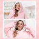 Colour Pleasure Ciepła bluza kocobluza XXL koc oversize 2w1 gruba długa futrzak z kapturem 6