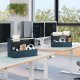 Leitz Fabric Portable Desk Organiser with Handle, Fabric, Dark Grey, 8 kg, 380 mm, 190 mm, 260 mm (61970089) 3