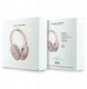 Słuchawki Guess Bezprzewodowe Metallic Script Logo ENC Wireless Headphone Pink (3666339630164) 6