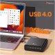 Kieszeń Reagle Na 4 dyski SSD M.2 NVME 40Gbps obudowa M2 wentylator macierz RAID 2