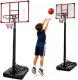 Lean Sport Kosz do Koszykówki Mobilny Regulowany Stojak 200-305cm EDUKAMP (30563) 1