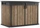 Keter Domek narzędziowy Deco Horizontal Shed drewniany odcień (7290112639035) 1