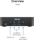 Komputer Asus EC PN54-S1 RYZEN 5 220, 32GB DDR5, 1TB SSD, WIFI7, bez systemu 3