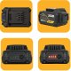 Zestaw elektronarzędzi JCB Professional Zestaw Wiertarko-wkrętarka 75 Nm Szlifierka kątowa 125 mm 2x 5Ah Ładowarka 4,5A Torba (JCB-18PKIT-4) 14