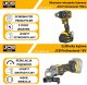 Zestaw elektronarzędzi JCB Professional Zestaw Wiertarko-wkrętarka 75 Nm Szlifierka kątowa 125 mm 2x 5Ah Ładowarka 4,5A Torba (JCB-18PKIT-4) 2