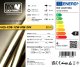 Taśma LED MW Lighting Profesjonalna taśma LED typu COB, 12W 480 chips/m, CRI >90, 24V, biala neutralna, 4000K, IP20, 50m (5902135157527) 2