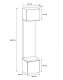 Meble-Bestseller Garderoba HAGA 1L Szafka Do Przedpokoju Korytarza Kaszmir Beż 238x50x35 cm (M-MP-G-HAG-1L-KASZ) 4