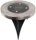 Saska Garden Lampa solarna 4 LED SMD DO WBICIA W PODŁOŻE KPL.4SZT 2