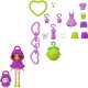 Kokeshi Zestaw do zabawy z breloczkiem Polly Pocket JKR46 średniej wielkości breloczek strój z motywem owoców (111712637) 1