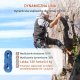 Rock Empire Lina wspinaczkowa dynamiczna 10,2mm 50m 25kN z karabińczykami 6