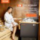 Uniprodo Piec do sauny elektryczny 6kW 400V sterownik cyfrowy do domu SPA 3