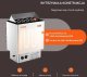 Uniprodo Piec do sauny elektryczny 8kW 400V timer stalowy do domu i SPA 4