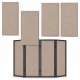 Hardman Lycra osłona materiałowa do parawanu HPD5 - beżowy one size 3