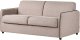 Beliani Sofa rozkładana dla 2 osób ISHOJ Jasnobrązowy (561345 Bel) 5