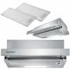Berdsen Okap teleskopowy kuchenny podszafkowy 50 cm BT-242 inox 1