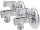 IDMAR Zawór kulowy kątowy z filtrem 1/2"X3/8" VITO - Komplet 2SZT - bilster 1