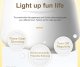 Lampa stołowa Toptel Lampka nocna Mushroom W-008 niebieska 3