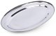 Excellent Houseware Taca do serwowania stalowa owalna 39 x 26 cm (ORI_139387) 1