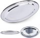 Excellent Houseware Taca do serwowania stalowa owalna 39 x 26 cm (ORI_139387) 5