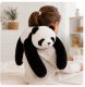 WTM MIŚ OBCIĄŻENIOWY PANDA CIEŻKOMIŚ PRZYTULANKA 1 KG 65 CM DLA DZIECI ADHD 4