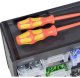 AllIT Pojemnik magazynowy VarioPlus Basic 32 (B x H x T) 300 x 335 x 135 mm Czarny, Żółty 1 szt. (458090) 2