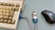 Adaptec Adapter mysz joystick pad do komputera ATARI ST AMIGA C64 TOM RevX 2
