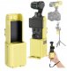 SunnyLife Etui uchwyt magnetyczny 2w1 obudowa ochronna JJC do DJI Osmo Pocket 4 / 3 / PC-OP4H yellow / Żółty (SB12032) 1
