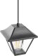 Lampa wisząca Beliani Ogrodowa RESAVE Metal Czarny 8