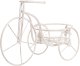 Beliani Kwietnik HAREBELL 52 cm Metal Złamana biel 1