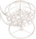 Beliani Kwietnik HAREBELL 52 cm Metal Złamana biel 6