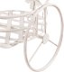 Beliani Kwietnik HAREBELL 52 cm Metal Złamana biel 8