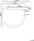 Lustro Beliani Łazienkowe LED ANOST 107 cm 90 cm Srebrny 3