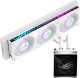 Chłodzenie wodne Asus Procesor chłodnica cieczy all-in-one ROG STRIX SLC IV 360 ARGB LCD WHT 12 cm biały 1 szt. (90RC01S2-B0EAY0) 1
