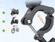 VRIG Uchwyt Na Kierownicę Rower Motocykl Hulajnoga 360 Do Gopro Sjcam Xiaomi Dji / Ac-94 / Sku: A0303 4