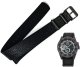 Orient Skórzany pasek do zegarka UL00N011N0 20 mm NATO czarny . 1