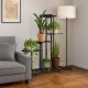ModernHome Kwietnik stojący stojak na kwiaty ozdoby 5 poziomów czarny EDUKAMP (4860) 3