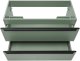 UAB KAME Zestaw meblowy 100cm z umywalką meblową FLY, baterią umywalkową, szafką z lustrem i szafką wysoką (set-sog 100cm fly nb mc hc) 12