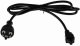 Kabel zasilający TreQ DK str�mkabel, 1,8m, sort, (584020006) 1