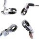 Standart Klucze E1613 płasko-oczkowe 12szt 8-19mm CRV z grzechotką i przegubem (5904422422301) 6