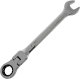 Standart Klucze E1613 płasko-oczkowe 12szt 8-19mm CRV z grzechotką i przegubem (5904422422301) 8