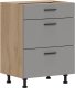 BogFran Szafka dolna z szufladami 60 cm kuchenna PATI PK18/PF18 Jasny Grafit (BF-PF18 JG KPL) 3