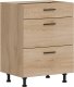 BogFran Szafka dolna z szufladami 60 cm kuchenna stojąca PATI PK18/PF18 Dąb Cremona (BF-PF18 DCT KPL) 3