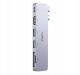 HUB USB Baseus UltraJoy Series 6w1 USB-C 40 Gb/s USB 3.0 HDMI 4K z czytnikiem SD i microSD - szary (B00052802811-04) 1